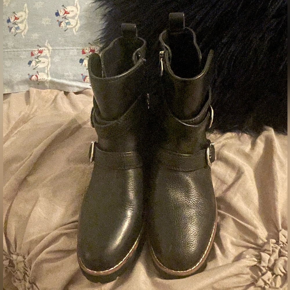 Blondo waterproof Leather Buckle Motion Boots